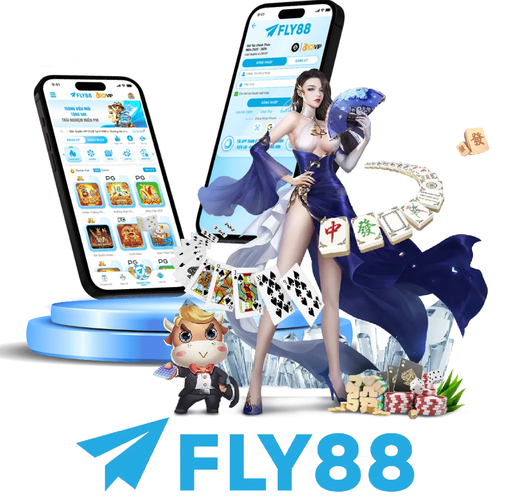 Hình minh họa ứng dụng Fly88 trên điện thoại