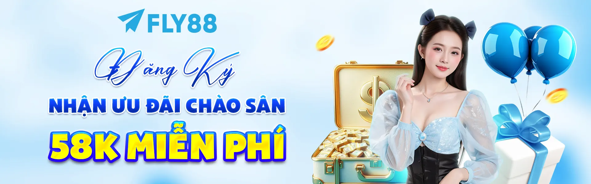 Banner chuyên mục thể thao, casino và xổ số Fly88